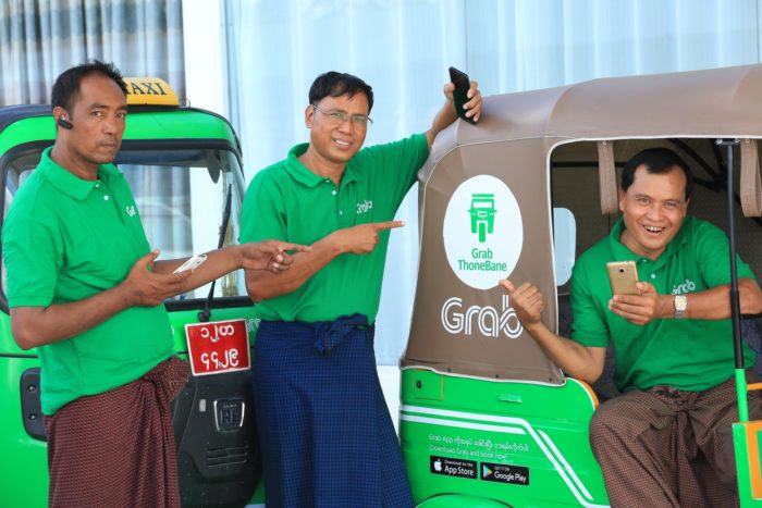 Myanmar Grab Drivers