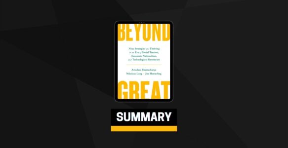 Summary: Beyond Great By Arindam Bhattacharya
