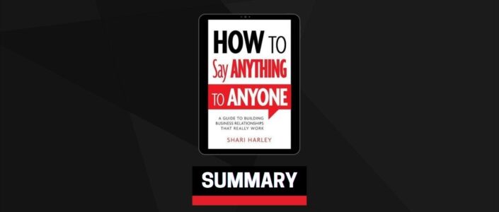 Summary: How to Say Anything to Anyone By Shari Harley