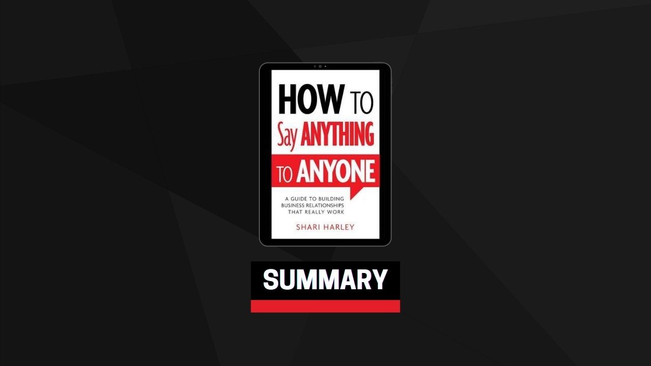 Summary: How to Say Anything to Anyone By Shari Harley